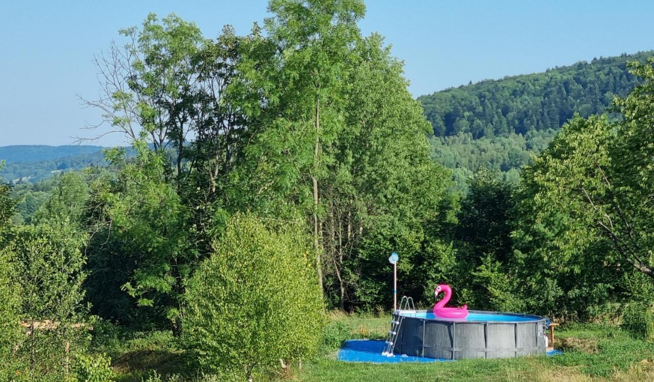 Domki Na Wzgorzu Nowica Bagian luar foto
