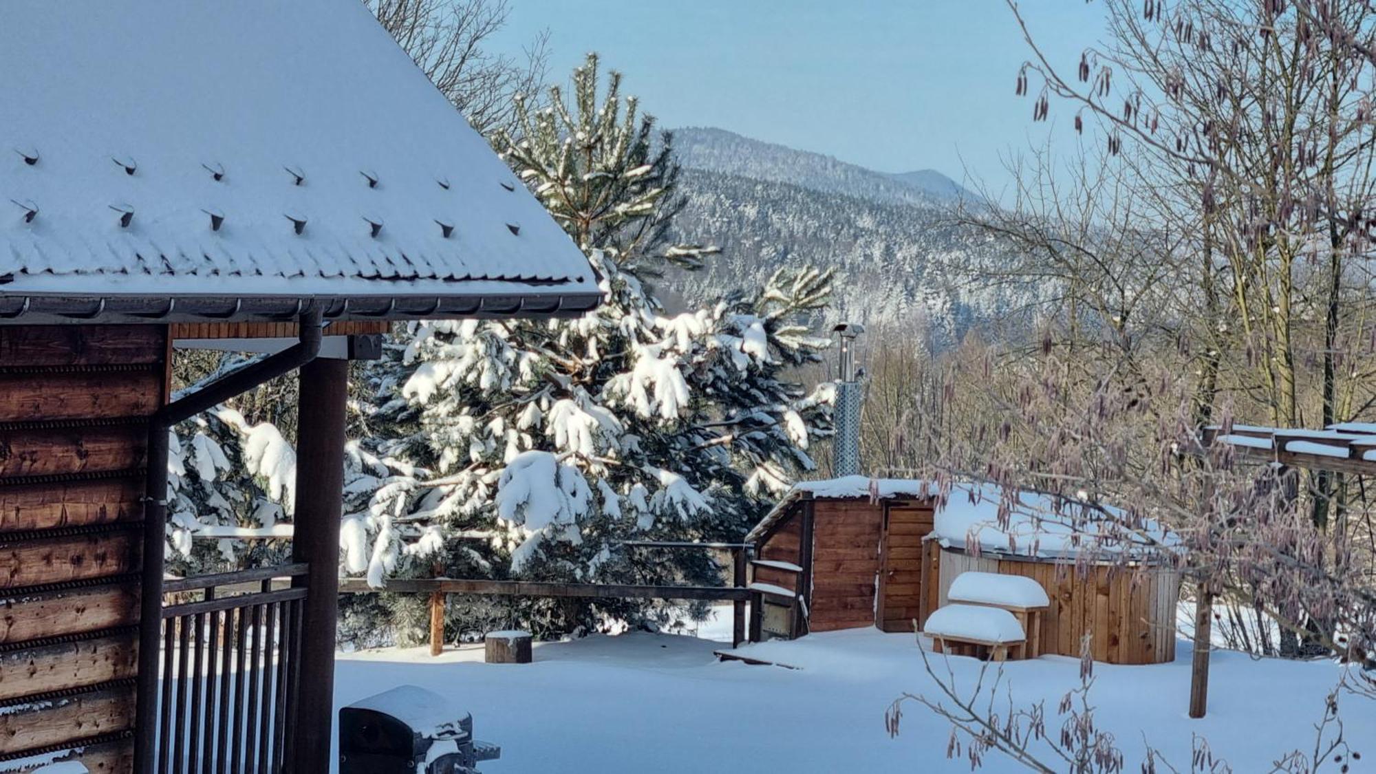 Domki Na Wzgorzu Nowica Bagian luar foto